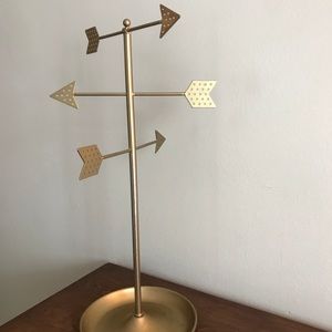 Gold Arrow Jewelry Stand